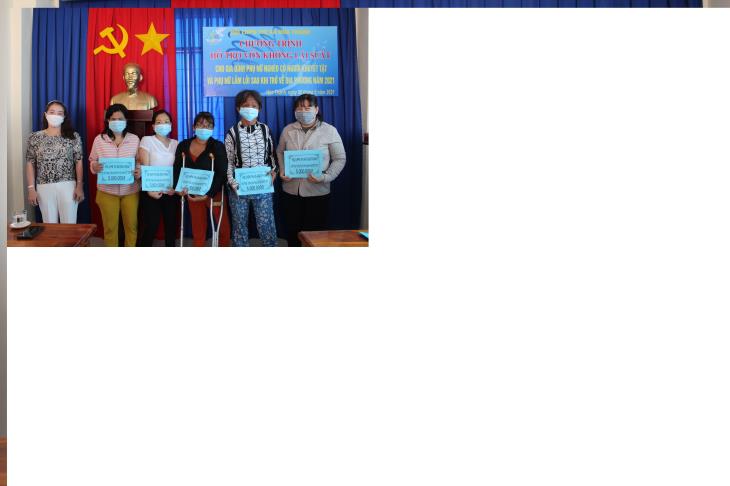 Hội LHPN thị xã Hoà Thành chung tay trợ giúp phụ nữ khuyết tật